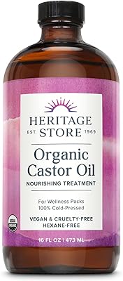Heritage store huile de ricin biologique palma christi | croissance des cheveux et des sourcils | hydratant pour la peau | pressée à froid, sans hexane et sans parfum | 16 oz. DIAYTAR COTE D'IVOIRE est une plateforme de commerce électronique qui propose une expérience d'achat unique et personnalisée. Les clients peuvent parcourir les différentes catégories de produits, lire les avis et les commentaires des autres clients, et profiter de promotions spéciales. La boutique en ligne est accessible 24h/24, ce qui permet aux clients de faire leurs achats à tout moment.