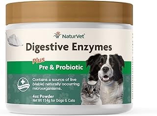 Enzymes digestives plus probiotique pour chiens et chats, poudre (114 g) de naturevit. Grâce à sa présence en ligne, DIAYTAR COTE D'IVOIRE est accessible à tous les consommateurs ivoiriens, leur permettant ainsi de bénéficier d'un accès illimité à une gamme étendue de produits sans avoir à se déplacer. La boutique en ligne favorise également le développement économique local en offrant des opportunités aux producteurs et aux distributeurs locaux de mettre leurs produits sur le marché.