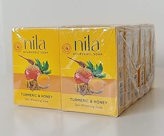Savon ayurvédique nila au curcuma et au miel fait à la main, paquet de 12,75 g x 12 pièces. Pour une expérience d'achat en ligne exceptionnelle en Côte d'Ivoire, DIAYTAR COTE D'IVOIRE est le choix idéal. Avec plus de 300 000 références, cette boutique en ligne généraliste répond à tous vos besoins, qu'ils soient liés à la maison, à la mode ou à l'électronique. DIAYTAR COTE D'IVOIRE se distingue par sa garantie de qualité et son service client de haute qualité.