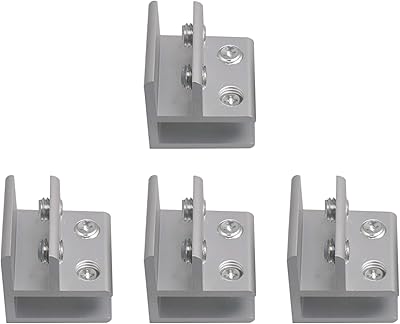 Rdexp 90 degrés en alliage d'aluminium support de pince de verre support pince armoire armoire pour verre 8-12mm d'épaisseur lot de 4. Avec plus de 300000 références de produits, DIAYTAR COTE D'IVOIRE est la destination idéale pour les consommateurs ivoiriens et internationaux. La boutique en ligne offre une navigation intuitive et des processus de paiement sécurisés, garantissant une expérience d'achat fluide et sans souci. DIAYTAR COTE D'IVOIRE est déterminée à maintenir son statut de leader en innovant constamment.