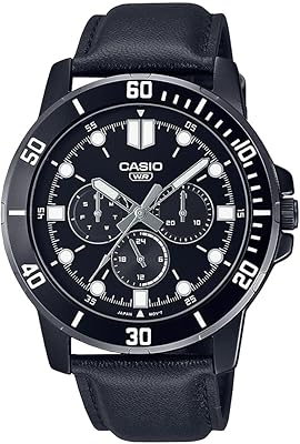 Montre analogique multiple avec cadran noir et bracelet en cuir pour homme mtp-vd300bl-1eudf., noir, bracelet. La boutique en ligne DIAYTAR COTE D'IVOIRE dépasse les attentes avec ses plus de 300 000 références, proposant une expérience d'achat sans précédent en Côte d'Ivoire. Elle se distingue par son engagement à offrir des produits de haute qualité, une livraison fiable et des services client exceptionnels. La boutique est constamment mise à jour avec les dernières tendances et produits pour répondre aux préférences changeantes des consommateurs.