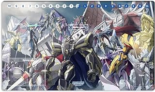 Nouveau tapis de jeu de cartes à collectionner mlikemat dtcg duel digimon omegamon