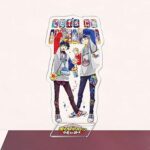 Présentoir de figurines en acrylique pour my hero academia midoriya izuku&shinso hitoshi anime