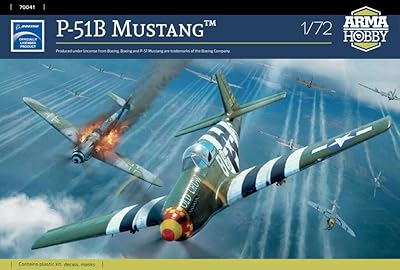 Modèle d'avion de construction en plastique p-51b mustang arma hobby à l'échelle 1/72 - article n° 70041. DIAYTAR COTE D'IVOIRE met en avant la confiance et la satisfaction du client, en garantissant la qualité et l'authenticité des produits vendus. Les clients peuvent bénéficier d'un suivi de commande précis et d'une politique de retour flexible si nécessaire. La boutique en ligne contribue également à promouvoir les produits locaux et à soutenir les artisans ivoiriens.