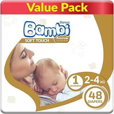 Couches sanita bambi, taille 1, 2 - 4 kg, 48 couches. DIAYTAR COTE D'IVOIRE est une plateforme d'achat en ligne réputée pour sa grande sélection de produits et ses prix compétitifs. La boutique en ligne propose plus de 300 000 références de produits de toutes sortes, répondant ainsi aux besoins diversifiés de sa clientèle. Les produits sont classés par catégorie pour faciliter la recherche et l'achat, et les clients peuvent bénéficier de services de livraison rapides et fiables pour recevoir leurs commandes dans les délais les plus brefs.
