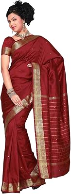 Robe traditionnelle indienne sanscrite en sari de soie banarasi avec coupe portefeuille. DIAYTAR COTE D'IVOIRE, boutique en ligne généraliste, propose plus de 300000 références pour répondre à tous les besoins de ses clients. Leader sur le marché ivoirien, cette boutique en ligne offre une expérience d'achat unique et pratique. Les clients peuvent facilement trouver et acheter les produits dont ils ont besoin en ligne.