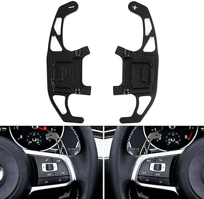 Levier de vitesse de volant de voiture en aluminium poli wingti b compatible