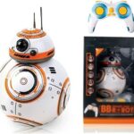 Robot télécommandé, jouets robots intelligents bb-8 avec son musical, cadeau de figurine d'action
