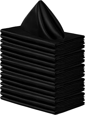 Serviettes de table carrées en satin de soie brillant castowave, 16 pièces, serviettes de table en tissu doux et lisse, noir, taille 17 x 17 pouces pour mariages, fêtes, banquets, décoration de restaurant (noir). En tant que leader du marché, DIAYTAR COTE D'IVOIRE continue d'innover et de s'agrandir, ajoutant régulièrement de nouvelles références pour mieux satisfaire les besoins de sa clientèle. La qualité des services et des produits est toujours au cœur de ses préoccupations.