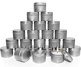 Boîtes à bougies delfino, 5 pièces, récipients à bougies en métal pour la fabrication