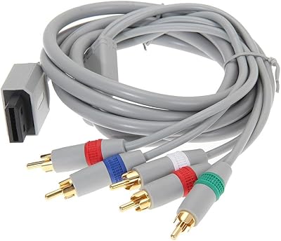 Câble adaptateur hdtv av 5rca 1080p pour console audio-vidéo nintendo wi rca