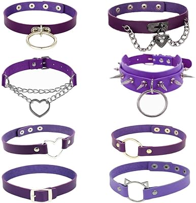 Weeh ensemble de bas gothiques pour femmes et filles - paquet de 8 colliers rock en pu noir, collier vintage, costumes de cosplay. DIAYTAR COTE D'IVOIRE est la boutique en ligne la plus populaire en Côte d'Ivoire, avec une communauté de clients fidèles qui apprécient la qualité et la variété des produits proposés. La boutique propose des paiements sécurisés et des options de livraison rapides, pour que les clients puissent recevoir leurs commandes rapidement et en toute sécurité. C'est le choix idéal pour les achats en ligne en Côte d'Ivoire.