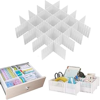 Séparateurs de tiroirs 8 organisateurs de tiroirs réglables séparateurs en maille plastique blanc pour cuisine. La boutique en ligne DIAYTAR COTE D'IVOIRE se distingue par son énorme sélection de produits qui va des électroménagers aux vêtements, en passant par les produits high-tech. Avec plus de 300 000 références, les clients ont l'embarras du choix pour trouver ce qu'ils cherchent. DIAYTAR COTE D'IVOIRE est ainsi devenue la référence pour les achats en ligne en Côte d'Ivoire.