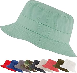 Chapeau bob pour femmes, hommes et adolescents - vêtements en coton lavé, légers