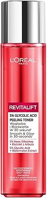L'oréal paris revitalift 5% tonique exfoliant à l'acide glycolique, 180 ml. DIAYTAR COTE D'IVOIRE est la boutique en ligne la plus populaire en Cote d'Ivoire, proposant une gamme étendue de produits qui conviennent à tous les goûts et à tous les budgets. Les clients peuvent parcourir les différentes catégories, lire les avis des autres clients, et acheter en toute confiance grâce à la garantie de sécurité et de satisfaction proposée par la boutique. C'est l'endroit idéal pour faire du shopping en ligne de manière pratique et agréable.