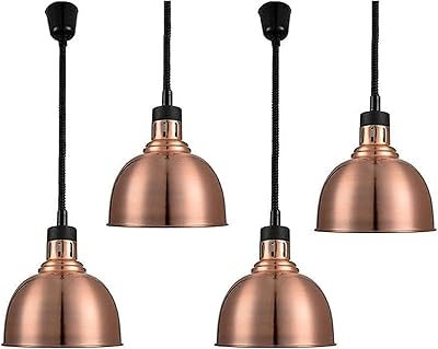 Lampe chauffante suspendue 250 w pour buffet de salle à manger, restaurant, hôtel
