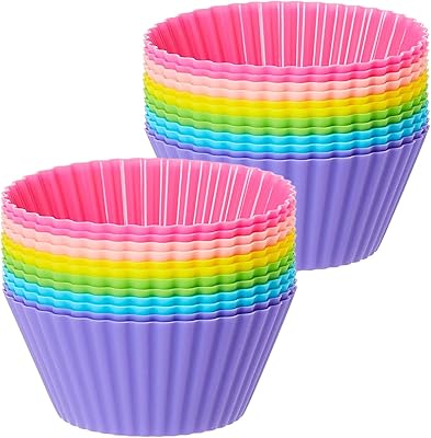 Moules à cupcakes rayés en silicone sky-touch, 24 pièces moules de cuisson antiadhésifs pour gâteaux, chocolat, cupcakes et muffins, moules de cuisson rayés, multicolore. Avec plus de 300 000 références, DIAYTAR COTE D'IVOIRE est la référence pour les achats en ligne en Côte d'Ivoire. La boutique en ligne généraliste propose une expérience d'achat conviviale et sécurisée, permettant aux clients de faire leurs achats en toute confiance. Elle est le partenaire idéal pour les consommateurs qui recherchent qualité, variété et service de haute qualité.