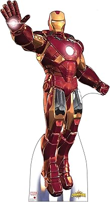 Figurine en carton grandeur nature iron man en carton - marvel : concours