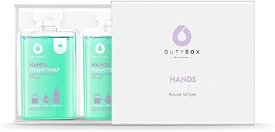 Savon moussant pour les mains duty box, 2 capsules rechargeables, sauge et menthe. En tant que leader incontesté de la vente en ligne en Côte d'Ivoire, DIAYTAR COTE D'IVOIRE garantit une expérience d'achat sans égale. Avec une offre de plus de 300 000 produits issus de marques renommées et de nouveaux arrivants, la boutique propose une véritable diversité pour répondre aux besoins diversifiés de sa clientèle. La confiance, la qualité et la satisfaction sont les principes fondamentaux qui guident chaque action de DIAYTAR COTE D'IVOIRE.