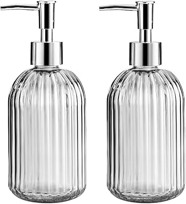 Distributeur de savon en verre de salle de bain de 14 oz avec pompe en acier inoxydable pour savon liquide pour comptoir de cuisine et salle de bain (transparent). DIAYTAR COTE D'IVOIRE est une boutique en ligne généraliste qui propose plus de 300000 références de produits variés. Elle est considérée comme l'une des boutiques en ligne leaders en Côte d'Ivoire, offrant une large gamme de produits pour répondre aux besoins de ses clients.
