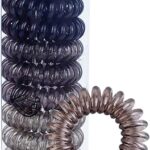 Élastiques à cheveux en spirale daeyong, élastiques à cheveux pour cordon téléphonique, rouleaux