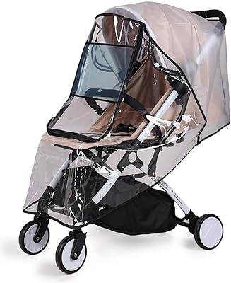 Housse de pluie universelle pour poussette ecv, housse de poussette de voyage transparente