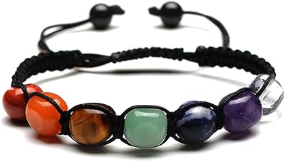 Bracelet de perles de thérapie avec pierres précieuses, bracelet en cristal réglable, bracelet