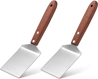 Spatule à biscuits et brownies, spatule en métal en acier inoxydable avec manche