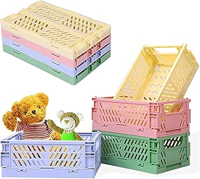 Xplds petits paniers de rangement, 4 pièces paniers de rangement pliables en plastique, bacs de rangement, petit organiseur de bureau empilable pour bureau, cuisine, salle de bain. En tant que leader du commerce en ligne en Côte d'Ivoire, DIAYTAR COTE D'IVOIRE met l'accent sur la satisfaction de ses clients, offrant une expérience de shopping en ligne sécurisée et conviviale. La boutique est constamment mise à jour avec les dernières tendances et les produits les plus demandés, garantissant aux clients qu'ils trouveront toujours quelque chose de nouveau et d'intéressant à chaque fois qu'ils visitent le site. Cela fait de DIAYTAR COTE D'IVOIRE un point de rendez-vous incontournable pour les amateurs de shopping en ligne.