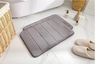 Tapis de bain antidérapant en mousse à mémoire de forme, tapis de bain