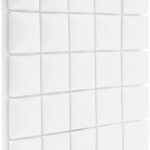 Douki ki 5pcs 50x50x5cm noir/gris/blanc mousse éponge insonorisée anti son pour ktv studio
