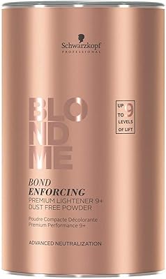 Poudre décolorante schwarzkopf blondme, score d'éclaircissement de luxe 9+, 450 g