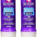 Revitalisant aussie moisture 3 minute miracle deep dip - 2 pièces