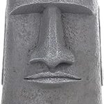 1 pièce statue antique de l'île de pâques avec accents de mégalithes massifs