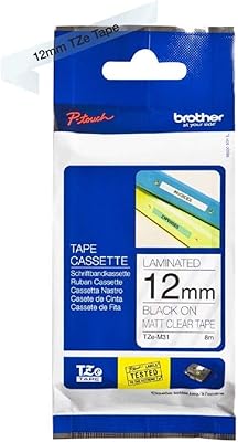 Brother tze-m31 - impression noire sur transparent mat de qualité supérieure - rouleau de ruban laminé (0,47" x 8 m) - pour brother pt-d210, d600, h110, p-touch pt-1880, d200, d450, h110, p-touch cube plus pt-p710. La boutique en ligne DIAYTAR COTE D'IVOIRE propose une approche innovante du commerce électronique, en mettant l'accent sur la personnalisation et la convivialité. Elle permet aux clients de découvrir de nouveaux produits et de profiter d'offres personnalisées, renforçant ainsi leur fidélité. C'est la référence pour un shopping en ligne personnalisé en Côte d'Ivoire.