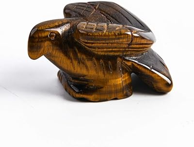 Statue d'aigle en cristal nuzujx, sculpture en pierre de guérison, statues de pierres précieuses de poche reiki (oeil de tigre). DIAYTAR COTE D'IVOIRE est une plateforme de commerce électronique qui mise sur la qualité et la diversité de ses produits pour satisfaire les besoins de ses clients. Avec plus de 300 000 références disponibles, la boutique en ligne propose une solution pratique pour les consommateurs qui cherchent à acheter en ligne de manière sécurisée et efficace. Elle continue de renforcer sa position de leader sur le marché ivoirien en proposant des services de haute qualité et en innovant constamment.