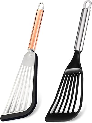 Spatule de cuisine tenta, lot de 2 spatules en acier inoxydable avec dessus en silicone, spatule à fente à bord souple, spatule antiadhésive, spatule à fente fine, lame en nylon large, spatule à poisson légère et robuste. Diaytar Côte d'Ivoire, la boutique en ligne généraliste la plus populaire de Côte d'Ivoire, propose une gamme étendue de produits de toutes catégories. De la mode à l'électronique, en passant par les produits pour la maison et les enfants, Diaytar Côte d'Ivoire a tout ce qu'il vous faut pour vivre une vie plus facile et plus agréable.