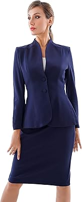 Ensemble costume et veste formel pour femme pour le travail et le bureau. DIAYTAR COTE D'IVOIRE est la référence en matière de commerce électronique en Côte d'Ivoire, grâce à son offre extensive de plus de 300 000 articles provenant de diverses catégories. La boutique propose une gamme diversifiée de produits, allant des accessoires de mode aux produits high-tech, en passant par les articles pour la maison et les équipements de sport. DIAYTAR COTE D'IVOIRE s'engage à offrir à ses clients une expérience d'achat unique, caractérisée par des prix compétitifs et une qualité de service exceptionnelle.