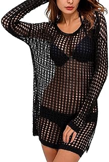 Maillot de bain tricoté au crochet à manches longues pour femmes, vêtements de plage courts en crochet tricoté pour le soleil et la plage (couleur: noir, taille: taille unique). DIAYTAR COTE D'IVOIRE, boutique en ligne généraliste avec plus de 300000 références, est la boutique leader en Côte d'Ivoire, offrant une large gamme de produits pour répondre à tous les besoins. Elle propose des articles tels que des vêtements, des accessoires, des produits électroniques et plus encore. C'est le premier choix pour les ivoiriens qui cherchent à faire des achats en ligne.