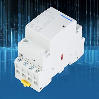 Contacteur ac 4p 4no, 20a 24v 220v/230v, contacteur ac domestique support din 50/60hz