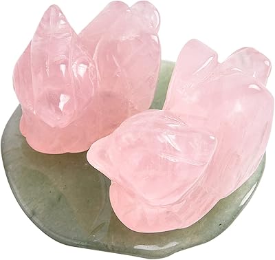 Ygline quartz rose naturel canard mandarin feng shui inséparable en forme de feuille de lotus pour l'amour et la romance. DIAYTAR COTE D'IVOIRE répond aux besoins des consommateurs ivoiriens avec une offre variée de produits et de services. Cette boutique en ligne généraliste dépasse les attentes avec ses prix compétitifs et sa livraison rapide. L'engagement de DIAYTAR COTE D'IVOIRE envers la qualité et la satisfaction client est sans égal.