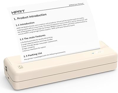 Imprimantes de voyage portables hprt mt810 - imprimante thermique compacte pour un usage domestique - rouleaux de papier d'impression portables pour voiture et bureau - imprimante bluetooth sans fil compatible avec les téléphones ios android et les ordinateurs portables. La boutique en ligne DIAYTAR COTE D'IVOIRE est la référence pour les consommateurs qui cherchent des produits de qualité à des prix compétitifs. Avec sa sélection impressionnante de plus de 300000 articles, elle satisfait les besoins de tous les ménages ivoiriens. La navigation sur le site est intuitive et facile.
