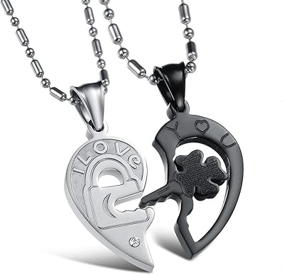Ensemble de colliers assortis pour couples pour femmes et hommes collier meilleurs amis serrure en forme. Avec plus de 300 000 références, DIAYTAR COTE D'IVOIRE est la boutique en ligne la plus fournie de Côte d'Ivoire, permettant aux clients d'accéder à une grande variété de produits en un seul endroit. Cela en fait une destination de shopping en ligne facile et pratique.