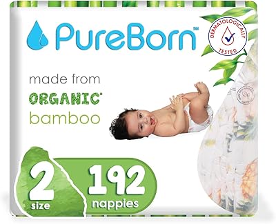 Couches jetables pour bébé en bambou biologique naturel pureborn, taille 2 - 3 à 6 kg - 192 pièces de couleurs assorties, ultra douces, protection maximale contre les fuites - paquet de 6 pièces (32 x 6). La boutique en ligne DIAYTAR COTE D'IVOIRE s'est imposée comme leader sur le marché ivoirien, proposant à ses clients une expérience d'achat en ligne enrichissante et sécurisée. Avec une offre de plus de 300000 articles, elle répond aux attentes des consommateurs ivoiriens en leur offrant une gamme étendue de produits de qualité à des prix compétitifs.
