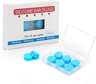 Bouchons d'oreille pour dormir, 12 paires de bouchons d'oreilles antibruit en silicone souple et réutilisable pour champ de tir, nageurs, ronflements, concerts, avions, voyages, travail, études. En tant que boutique en ligne leader en Cote d'Ivoire, DIAYTAR COTE D'IVOIRE assure une expérience d'achat en ligne sécurisée et pratique, avec des options de paiement flexibles et des promotions régulières pour inciter les achats.