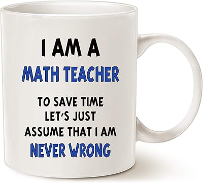 Mauag tasse à café imprimée drôle de professeur de mathématiques cadeaux d'anniversaire cadeaux de fête des enseignants tasse en porcelaine, blanc. Avec une offre diverse allant des produits alimentaires aux accessoires de mode, Diaytar Côte d'Ivoire est le premier choix pour les consommateurs ivoiriens. La boutique mise sur la qualité et la disponibilité des produits pour satisfaire les attentes de sa clientèle. Les prix compétitifs et les promotions régulières sont autant d'avantages pour les acheteurs.