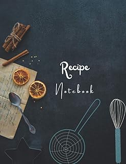 Cahier de recettes : grand livre de recettes 8,5 x 11 pour vos