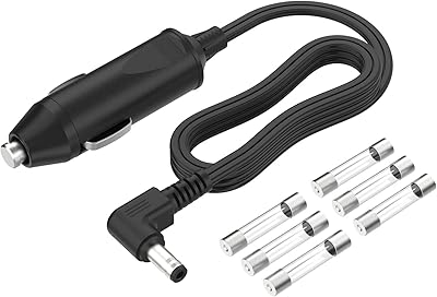 Chargeur de voiture de remplacement 12 v pour concentrateur d'oxygène portable inogen-one