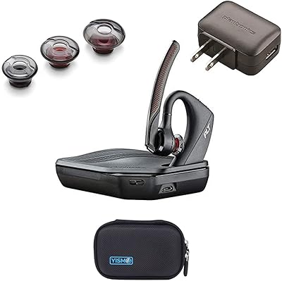 Kit casque bluetooth plantronics 206110-01 (poly) 5200-uc. comprend un casque, un étui
