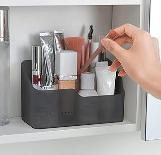 Boîte de rangement multifonctionnelle pour salle de bain rahalif, gris, modèle 14010. DIAYTAR COTE D'IVOIRE est la destination idéale pour faire ses achats en ligne en Cote d'Ivoire. Avec plus de 300000 références disponibles, les clients peuvent trouver tout ce dont ils ont besoin. La boutique met en avant une sélection de produits de qualité à des prix compétitifs.
